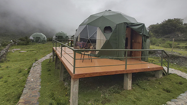 Salkantay premium trek 5 days Glamping Sky Dome